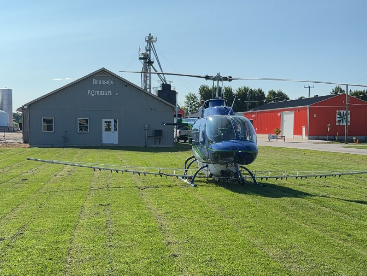 Brussels Agromart aerial spreading