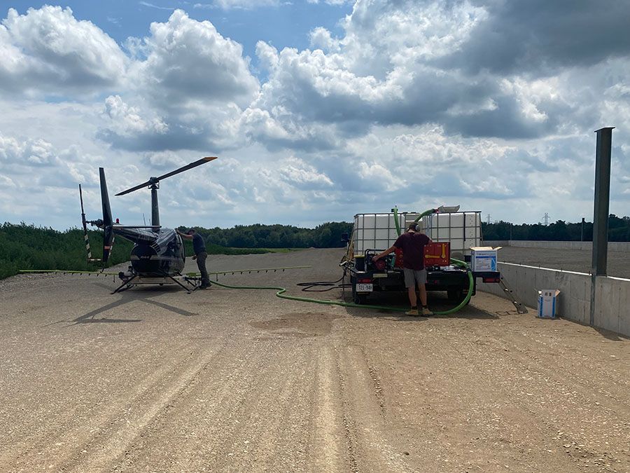 Brussels Agromart aerial spreading