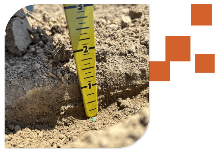 Brussels Agromart soil sampling graphic